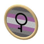 Demi Girl Pin