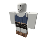 Denim Top with Polka Dot Skirt & Combat Boots