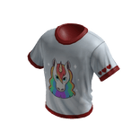 Determined Unicorn 🦄 Ringer Tee White