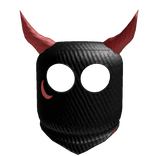 DH Ski Mask Black [Horns]