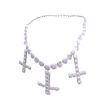 Diamond Crossed Necklace (3.0)