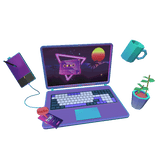 Digital Artist Synthwave Back Accessory