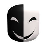 Divided Mischievous Smile Mask