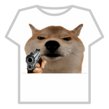 doge with a gun
