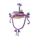 Dolly Tea-Party Hat Purple