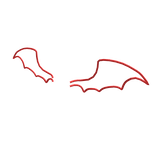 Doodle Devil Wings (Red)