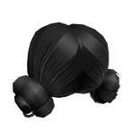 Double Buns in Black
