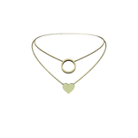 Double Gold Chain Necklaces