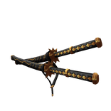 Double Legendary Golden Katana