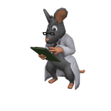 Dr. Lab Rat Shoulder Friend