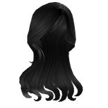 Draped Dynasty Hair in Black