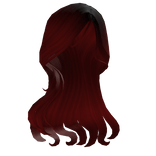 Draped Dynasty Hair in Red