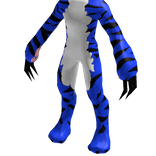 🐱 Dressable Cat Fursuit (Blue w/ Stripes) 🐱