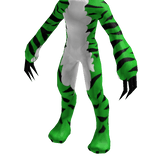🐱 Dressable Cat Fursuit (Green w/ Stripes) 🐱