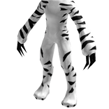 🐱 Dressable Cat Fursuit (White w/ Stripes) 🐱