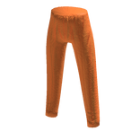 DRESSX Orange Soft Pants with Gold