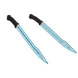 Dual Blue Energy Sabers