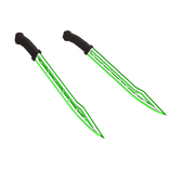 Dual Green Energy Sabers