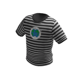 Earth Logo Striped T-Shirt