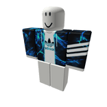 Electric Blue Adidas Hoodie