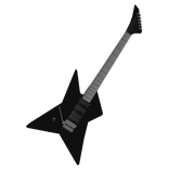 Electric Rockstar Guitar in Black and White