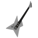 Electric Rockstar Guitar in White