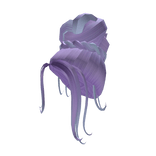 Elegant Braided Bun in Luminescent Lavender 