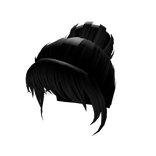 Elegant High Bun in Black