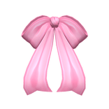 Elegant Low Hair Bow Pink