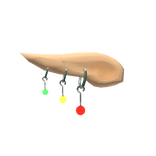 Elf Ears with Christmas Bulbs