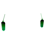 Emerald Crystal Earrings