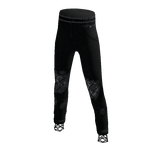 ✅ Emo black denim folded jeans w Halloween nets