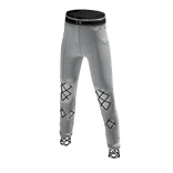 ✅ Emo white denim jeans w black Halloween nets