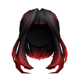 Everyday Shoulder Length Black & Red