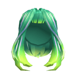 Everyday Shoulder Length Green & Pink