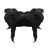 Extra Fluffy Pigtails in Black