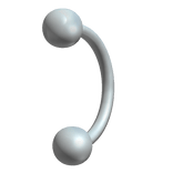 Eyebrow Piercing Double Ends 1.0