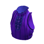 Fancy Dress Sleeveless Crop Top Purple