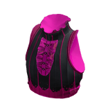 Fancy Dress Sleevless Crop Top Black & Hot Pink