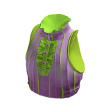 Fancy Dress Sleevless Crop Top Pink & Green