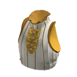 Fancy Dress Sleevless Crop Top White & Yellow