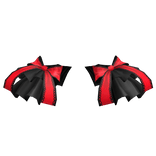 Fancy Ruffle Hip Accents Red Black 3.0