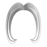 Fashionista Bangs in White