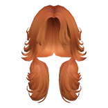 Fluffy Soft Layered Hair (Ginger) - Roblox