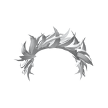 Feather Boa Headband (White)