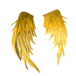 Feather Golden  Wings