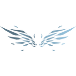 Feathersplosion Angel Wings Blue