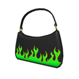 Flame Purse Green