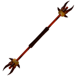 Flaming Dragon Slayer Bo Staff