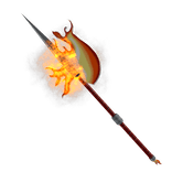 Flaming Halberd